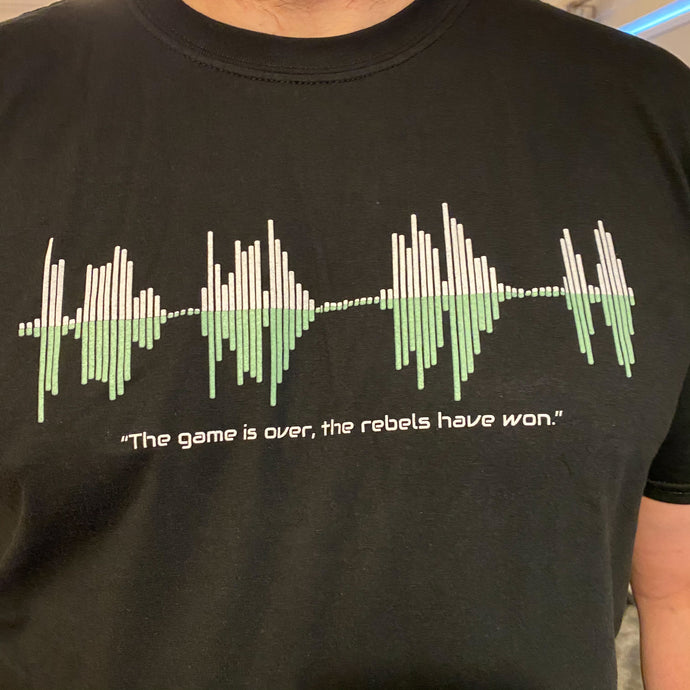 The Rebels Have Won Audio Wave T-Shirt