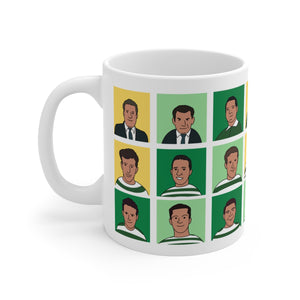 Celtic European Cup Squad 1966-67 11oz White Mug